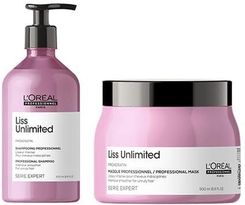 Zestaw dla kobiety L Oreal Liss Unlimited zestaw wygładzający do włosów