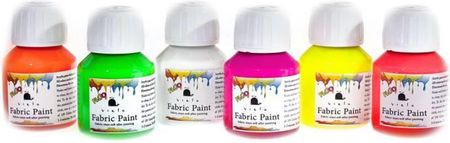 Vielo Farba Do Tkanin Fluorescencyjne 50Ml 301 Fluorescent Orange - zdjęcie 3