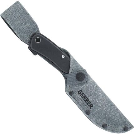 Gerber Nóż Myśliwski Downwind Caper Drop Point Czarny Szary 30 001817 - zdjęcie 2