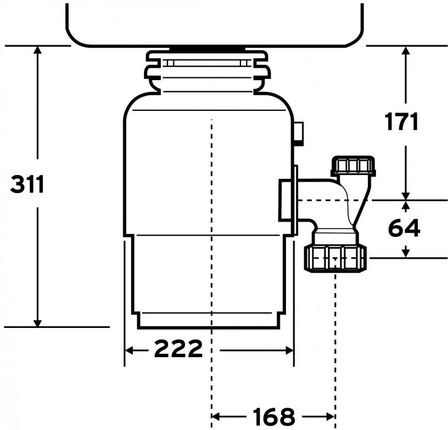 Młynek do odpadów InSinkErator Evolution 150 - zdjęcie 2