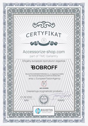 Pasek Bobroff BFS020 Brązowy - zdjęcie 2