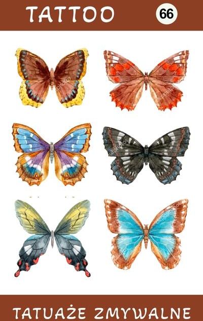 Zdjęcie Tatuaże zmywalne Motyle - Wrocław