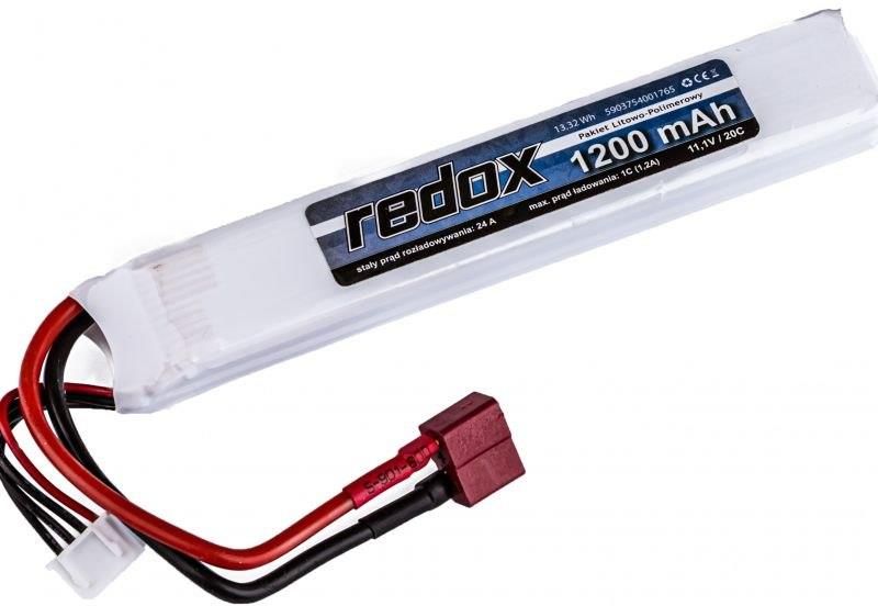 Redox Pakiet Akumulator Asg Lipo 11 1V 1200Mah 20C Scalony