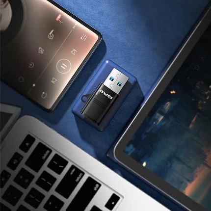 Awei Adapter Cl-13 Usb-C Usb-A Czarny - zdjęcie 4