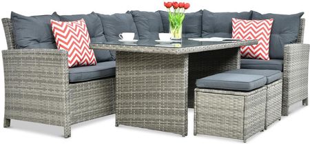 Narożnik Z Technorattanu Ibiza Grey - zdjęcie 3