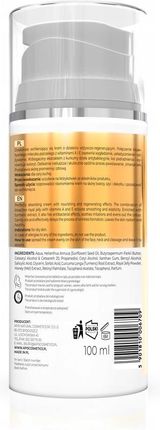 Krem Apis Bogactwo Miodu Regenerujący Z Mleczkiem Pszczelim Witaminami A E na dzień i noc 100ml - zdjęcie 3