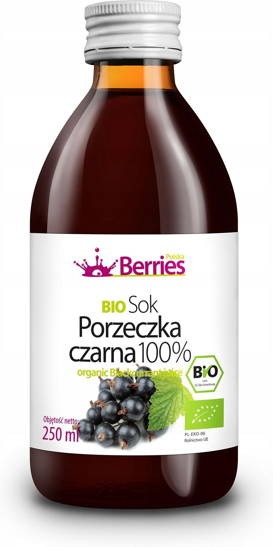 Berries Polska Sok Bio Porzeczka Czarna 100 Ekologiczny 250Ml Ceny I