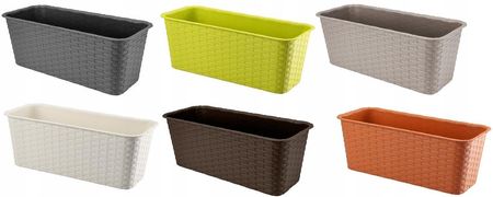 Doniczka Balkonowa.Rattan 40Cm 7002 Display Wersja - zdjęcie 2
