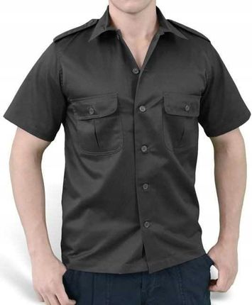 Koszula Brandit Us Hemd 1/2 Arm Black XXL - zdjęcie 2