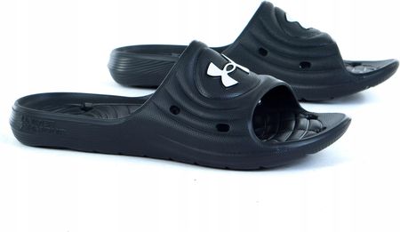 Klapki Under Armour Locker IV 3023758-001 Czarne - zdjęcie 3