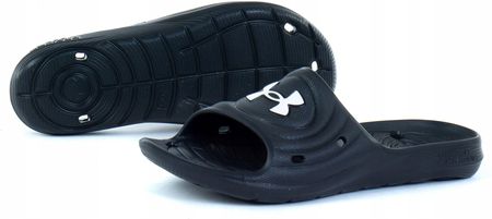 Klapki Under Armour Locker IV 3023758-001 Czarne - zdjęcie 2