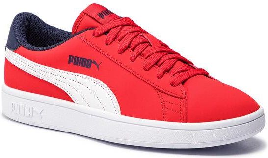 Puma Sneakersy Smash V2 Buck Jr 365182 07 Czerwony Ceny I Opinie