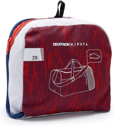 Kipsta Torba Sportowa Essential 20 L Czerwony Niebieski - zdjęcie 2