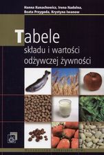 Podręcznik medyczny Tabele składu i wartości odżywczej żywności - zdjęcie 1
