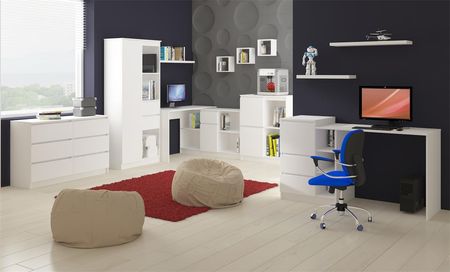 Fabryka Mebli Akord Szafa Z Nadstawką Do Sypialni 60 Cm Star Biała 9813183 - zdjęcie 2