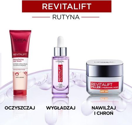 L'Oreal Paris Revitalift Złuszczający żel do mycia twarzy z kwasem glikolowym 150ml - zdjęcie 5