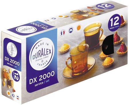 Duralex Filiżanka Z Talerzykiem Lys Bursztyn 18 Cl Pack 6Szt. - zdjęcie 2