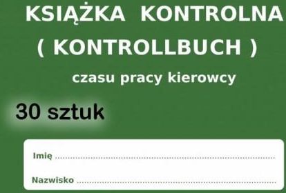 Ksi Ka Czasu Pracy Kierowcy Kontrollbuch Pl De Szt Ceny I Opinie