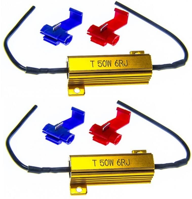 Zdjęcie Rezystory Canbus Oporniki Do Żarówek Led 50W 2Szt 5903293024522 - Otwock
