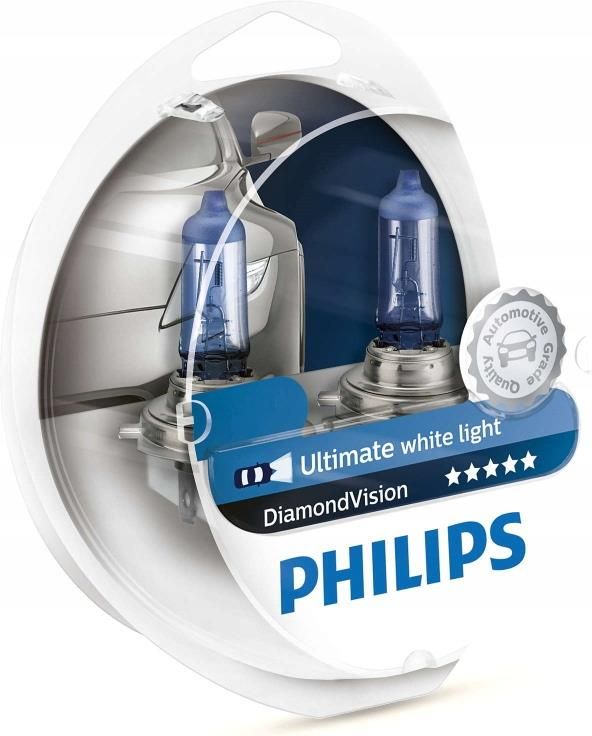 Żarowka samochodowa Philips Żarówki H1 Diamond Vision 5000K Xenon Ef