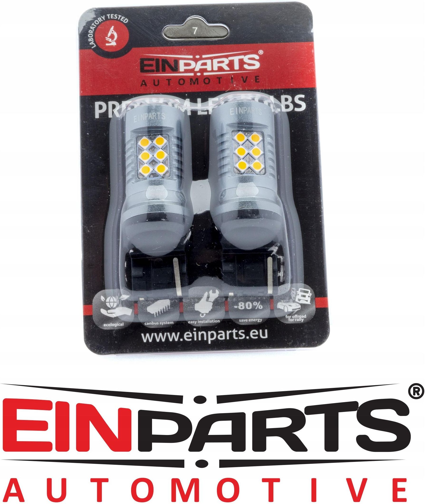 Żarowka samochodowa Einparts Automotive Żarówki Led W21W 24 Smd 3030