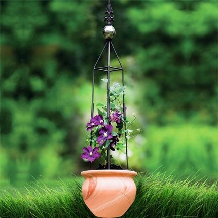 Planta Obelisk Do Pnączy Z Ozdobnym Grotem 79Cm Plantina - zdjęcie 4
