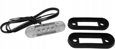 Lampa Obrysowa Obrysówka Led Przednia Ft 073 Biała Ft 073B - zdjęcie 3