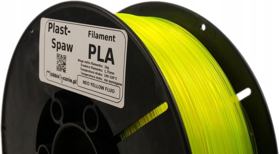 Filament Plastspaw FILAMENT PLA 1 75 MM 1KG PLAST SPAW CRYSTAL NEON