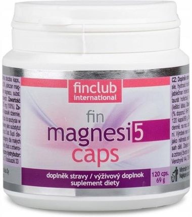 Finclub Fin Magnesi5caps, 5 form magnezu, 120kaps - zdjęcie 2