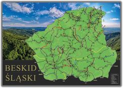 Zdjęcie Motyw Górski Mapa Zdrapka - Beskid Śląski - Kępice