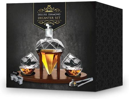 Diamentowa Karafka Z Dwoma Szklankami Deluxe - zdjęcie 3