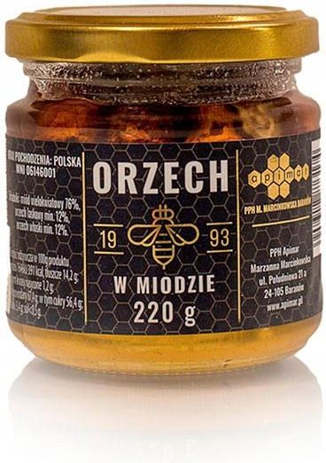 Orzechy W Miodzie 220g laskowe i włoskie Naturalne 7a2d69cc Ceny i