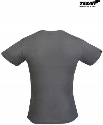 Texar Koszulka T-shirt Bawełna Szara Grey - 3XL - zdjęcie 3