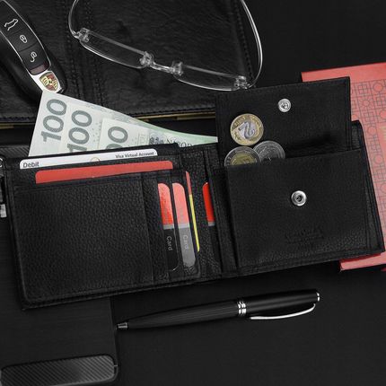 Oryginalny Portfel Pierre Cardin Skóra Premium - zdjęcie 6