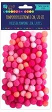 Zdjęcie Dpcraft Pompony Poliestrowe 1 Cm Mix Różowy 120 Szt. (111) - Świeradów-Zdrój