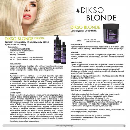 Dikson Neutralizujący Odcienie Miedzi Czerwieni I Pomarańczy 1000 ml - zdjęcie 3