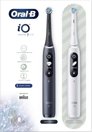 Szczoteczka elektryczna Oral-B iO Series 7 Duo Black Onyx & White Alabaster