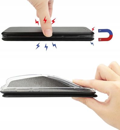 Etui Elegance Lg K20 2019 black - zdjęcie 3