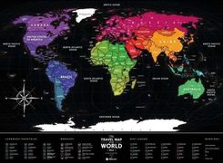 Zdjęcie Mapa Zdrapka - Travel Map Black World - Skierniewice