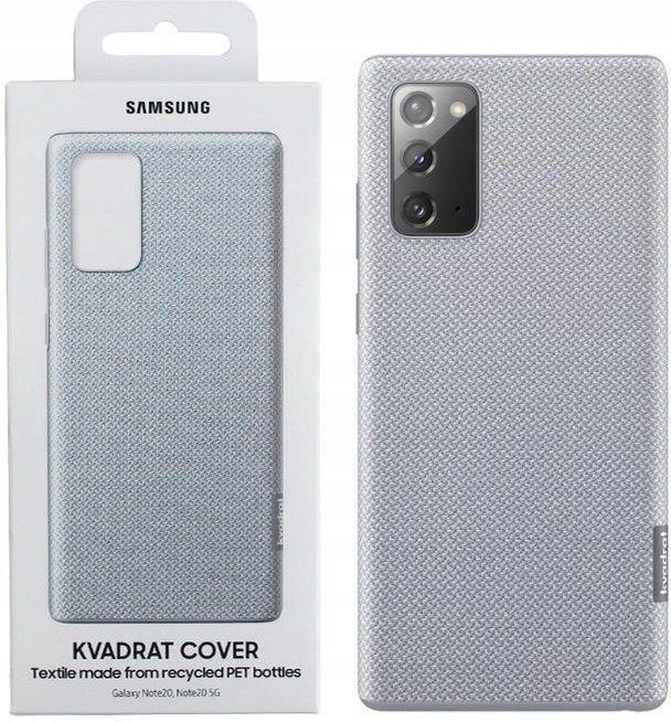 Samsung Kvadrat Cover Do Galaxy Note 20 Szary EF XN980FJEGWW Etui