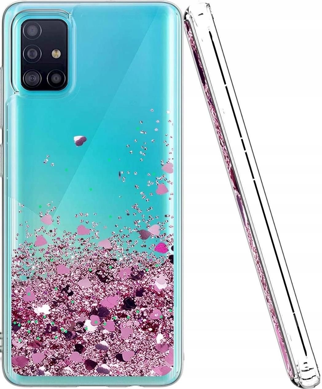 Etui Brokat Do Samsung A51 Liquid Case Szkło Etui na telefon ceny