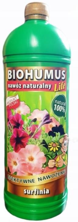 Nawóz Nawóz Naturalny Do Surfinii Ekodarpol Biohumus Life 1L Ceny i