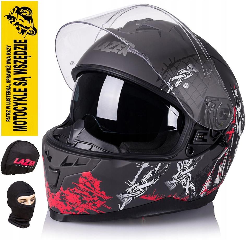 Kask Motocyklowy Lazer Kask Integralny Vertigo Evo Pitbull Opinie I