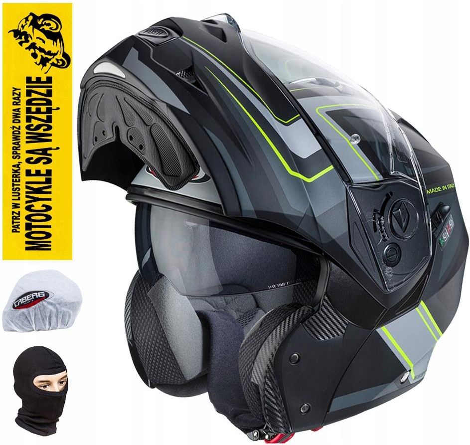 Kask motocyklowy Caberg Szczękowy Flip Up Duke Ii Tour Opinie i ceny