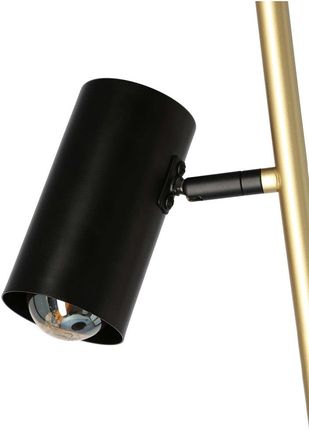 Candellux Lighting Lampa podłogowa czarno-złota 164cm Perret 52-00019 - zdjęcie 2