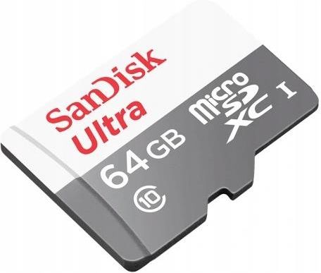 Karta pamięci do aparatu Sandisk Karta Pamięci Microsd Ultra Sdxc 64GB