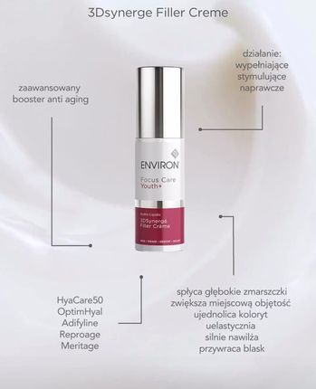 Environ Hydro Lipidic 3D Synerge Filler Creme 30 ml - zdjęcie 3