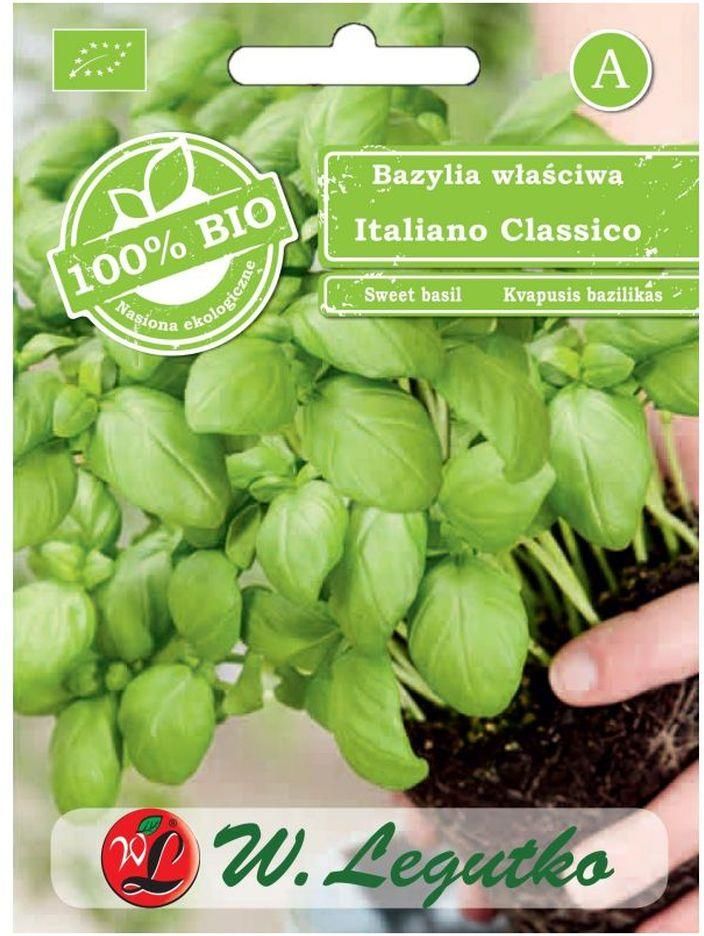 Zdjęcie Bio Bazylia Właściwa - Italiano Classico 0,5 G Legutko - Wąsosz