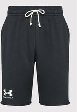 Under Armour Szorty sportowe Ua Rival Terry 1361631 Czarny Regular Fit