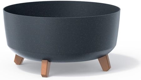 Doniczka Gracia Low Eco Wood Dgrl400Lw Antracyt Eco